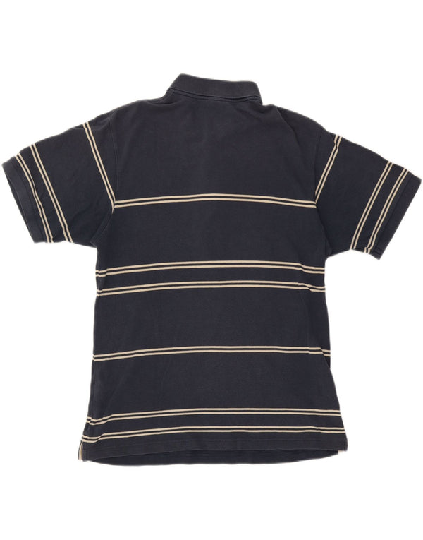 Champion Mens Polo Shirt XL Navy Blue Striped