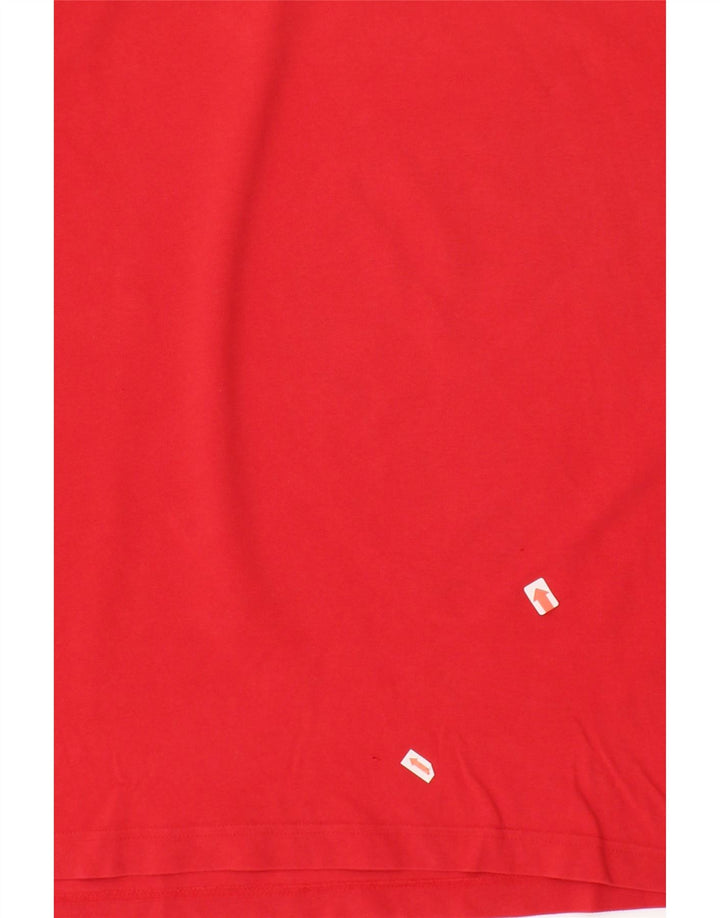KAPPA Mens Polo Shirt 3XL Red Cotton Vintage Kappa and Second-Hand Kappa from Messina Hembry 