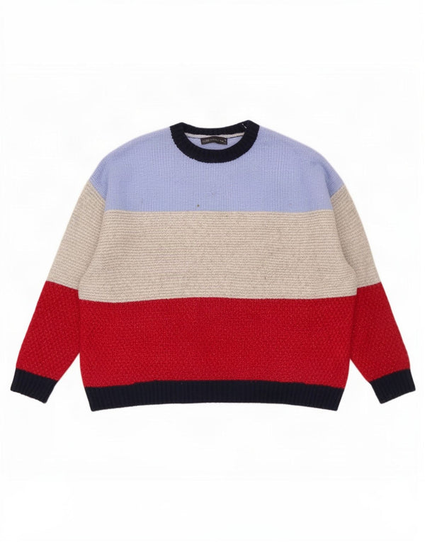 Marks & Spencer Womens Crew Neck Jumper Sweater UK 18 XL Multicoloured