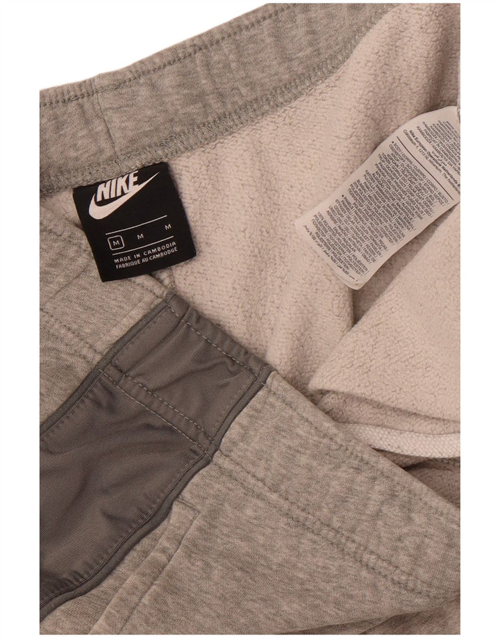 Nike Mens Tracksuit Trousers Joggers Medium  Grey Colourblock Cotton