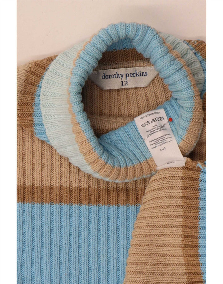 Dorothy Perkins Womens Roll Neck Jumper Sweater UK 12 Medium Multicoloured