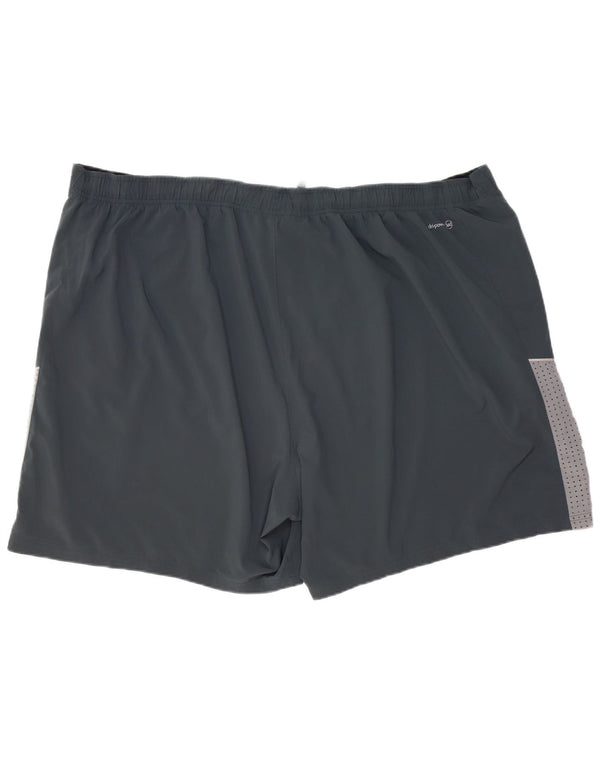 Russell Athletic Mens Dri-Power Sport Shorts 3XL  Grey Polyester