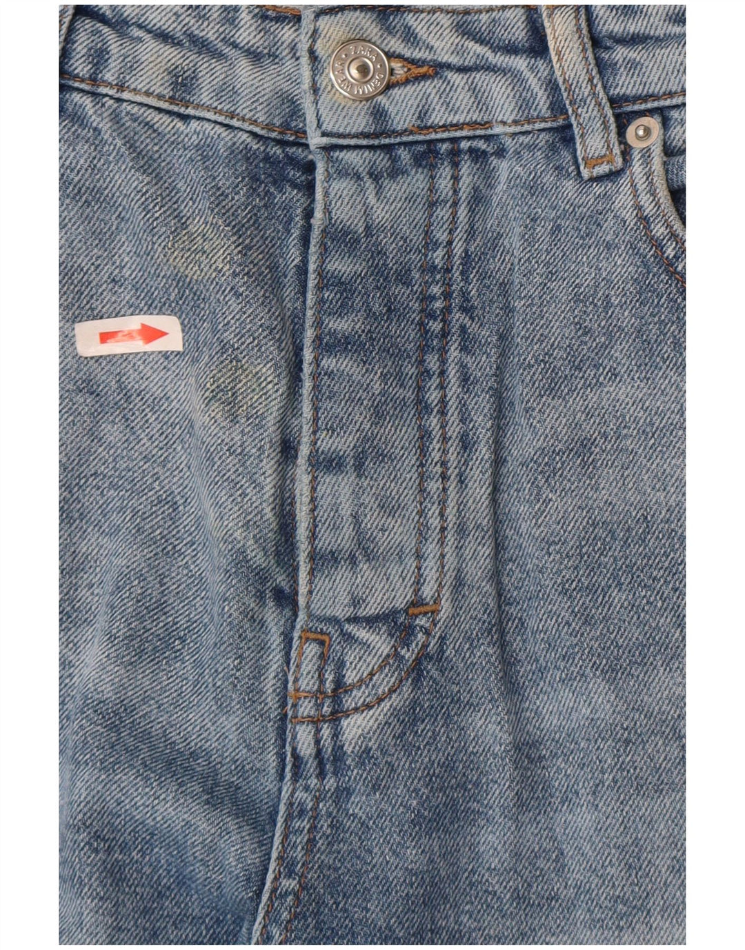 Zara Womens Loose Jeans EU 38 Small W28 L27 Blue