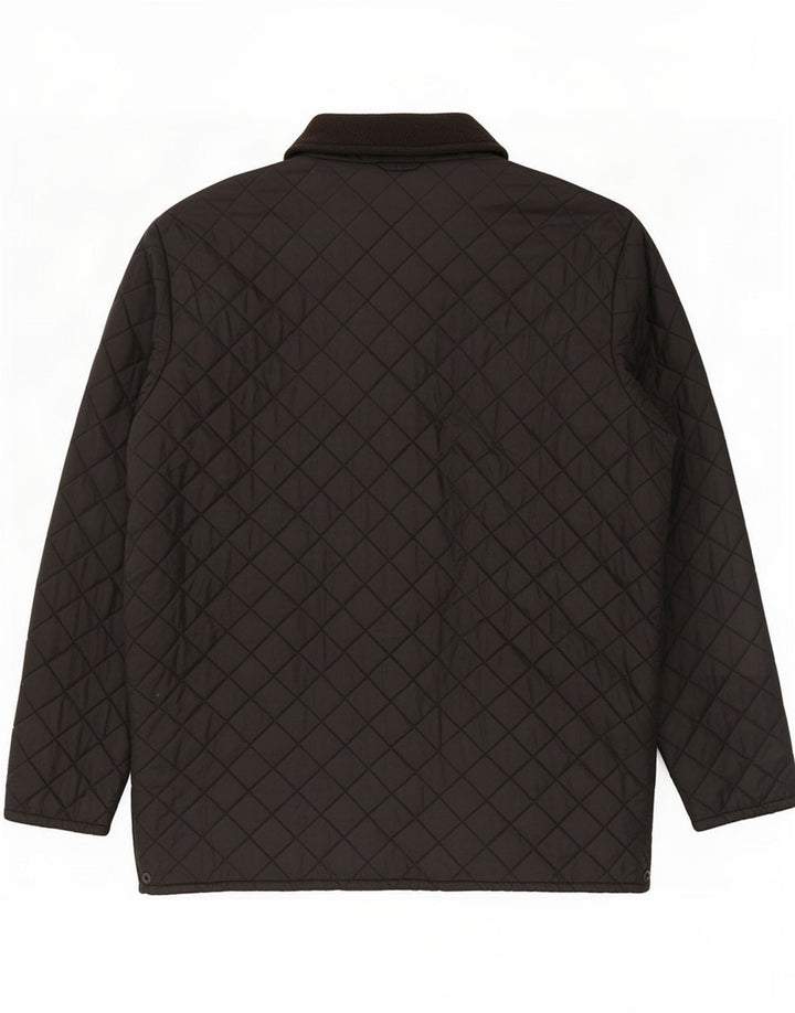 Fila Mens Loose Fit Quilted Jacket IT 44 XS Black Polyamide