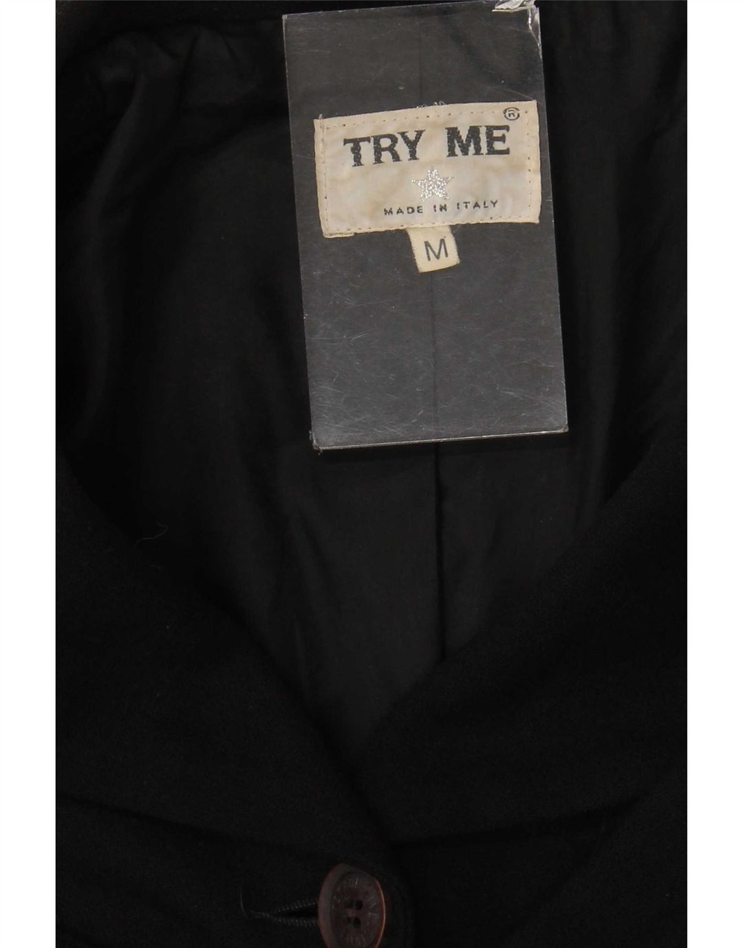 Vintage Womens 4 Button Blazer Jacket UK 12 Medium Black