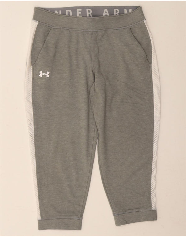 Under Armour Womens Tracksuit Trousers Joggers UK 14 Medium Grey