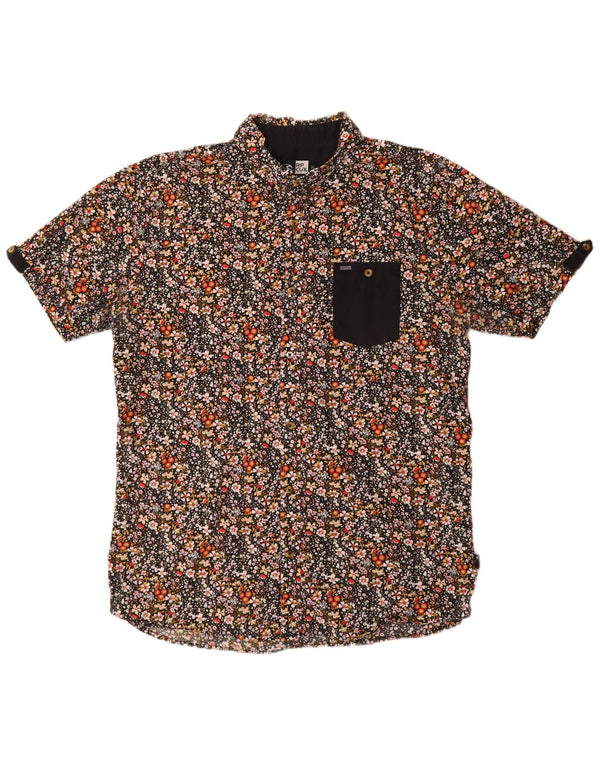 Rip Curl Mens Short Sleeve Shirt XL Multicoloured Floral