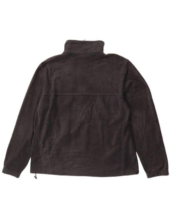 Columbia Mens Fleece Jacket UK 42 XL Black Polyester