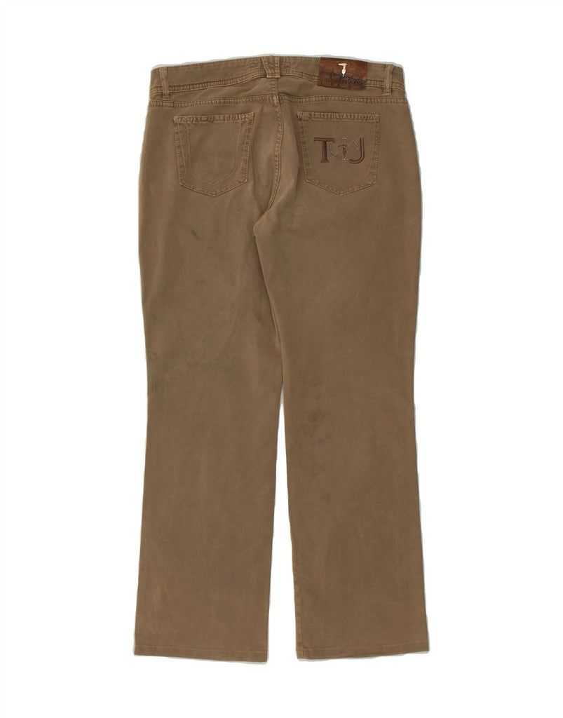 TRUSSARDI Womens Bootcut Jeans W31 L29 Beige Vintage Trussardi and Second-Hand Trussardi from Messina Hembry 