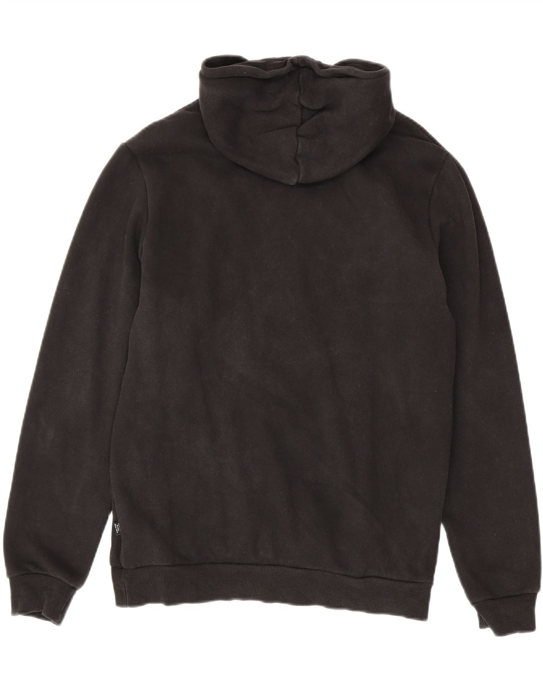 Puma Mens Graphic Hoodie Jumper Small Black Cotton