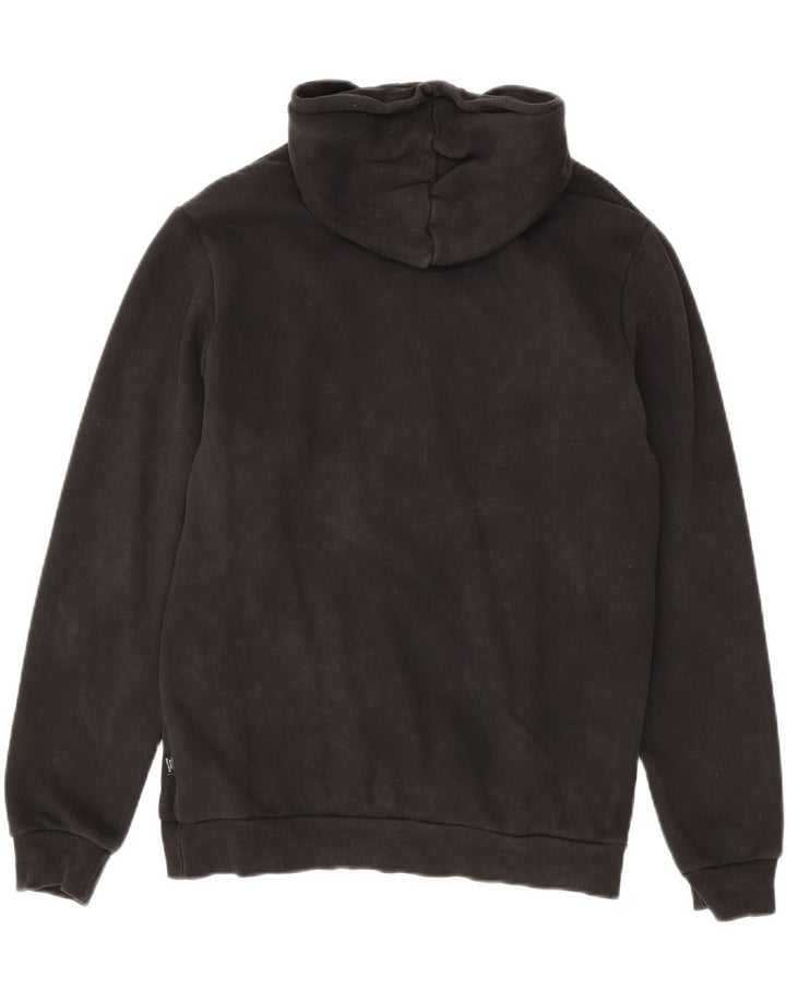 Puma Mens Graphic Hoodie Jumper Small Black Cotton