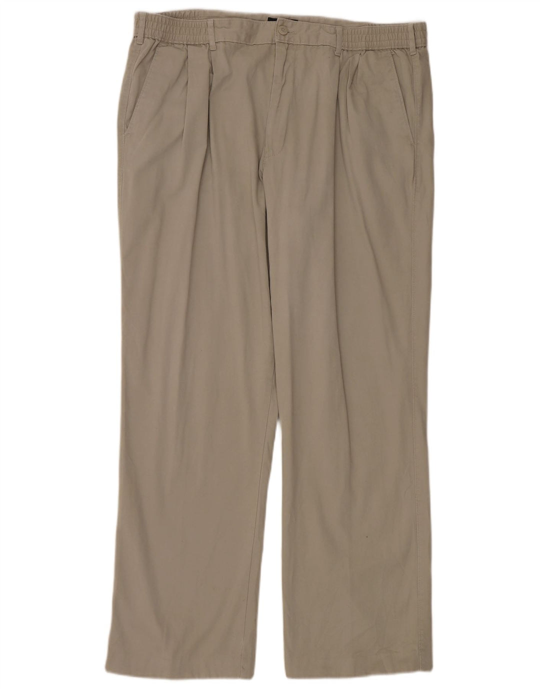 Marks & Spencer Mens Blue Harbour Pegged Chino Trousers W42 L33 Beige