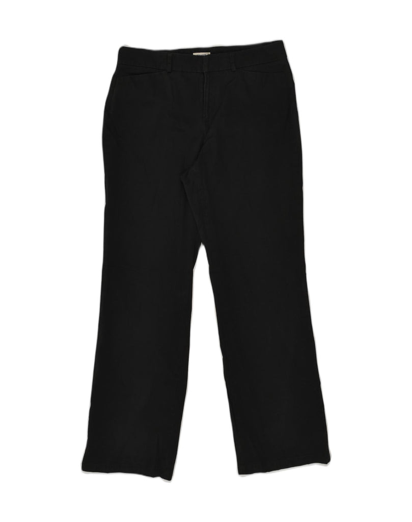 DOCKERS Womens Straight Casual Trousers US 8 Medium W32 L32 Black Cotton | Vintage Dockers | Thrift | Second-Hand Dockers | Used Clothing | Messina Hembry 