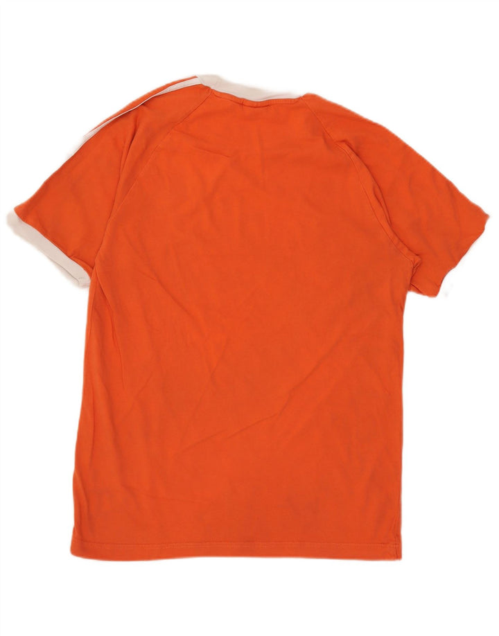 Adidas Mens T-Shirt Top Medium Orange