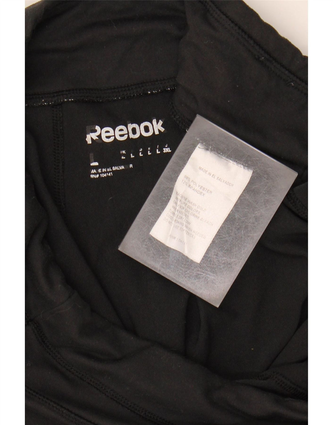 REEBOK Womens Tracksuit Trousers UK 14 Large Black Polyester