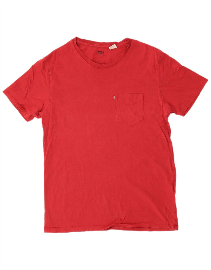 Levi's Mens T-Shirt Top Small Red