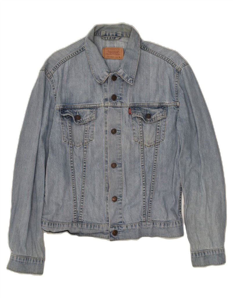 LEVI'S Girls Denim Jacket 15-16 Years Large Blue Cotton | Vintage Levi's | Thrift | Second-Hand Levi's | Used Clothing | Messina Hembry 