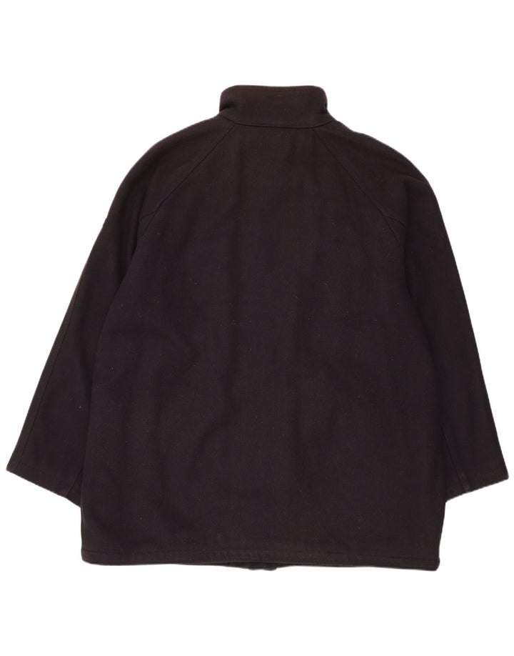 Ivy Oxford Mens Overcoat UK 44 2XL Navy Blue