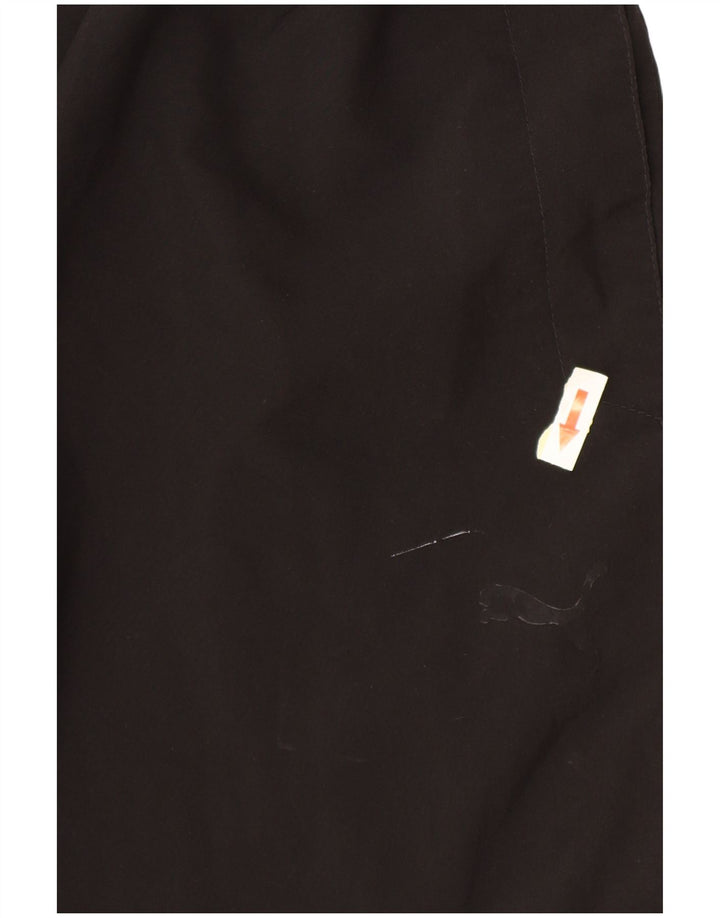 Puma Womens Graphic Capri Tracksuit Trousers UK 10 Small  Black