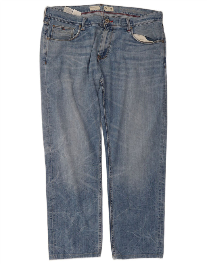 Tommy Hilfiger Mens Bleecker Slim Jeans W36 L28 Blue Cotton