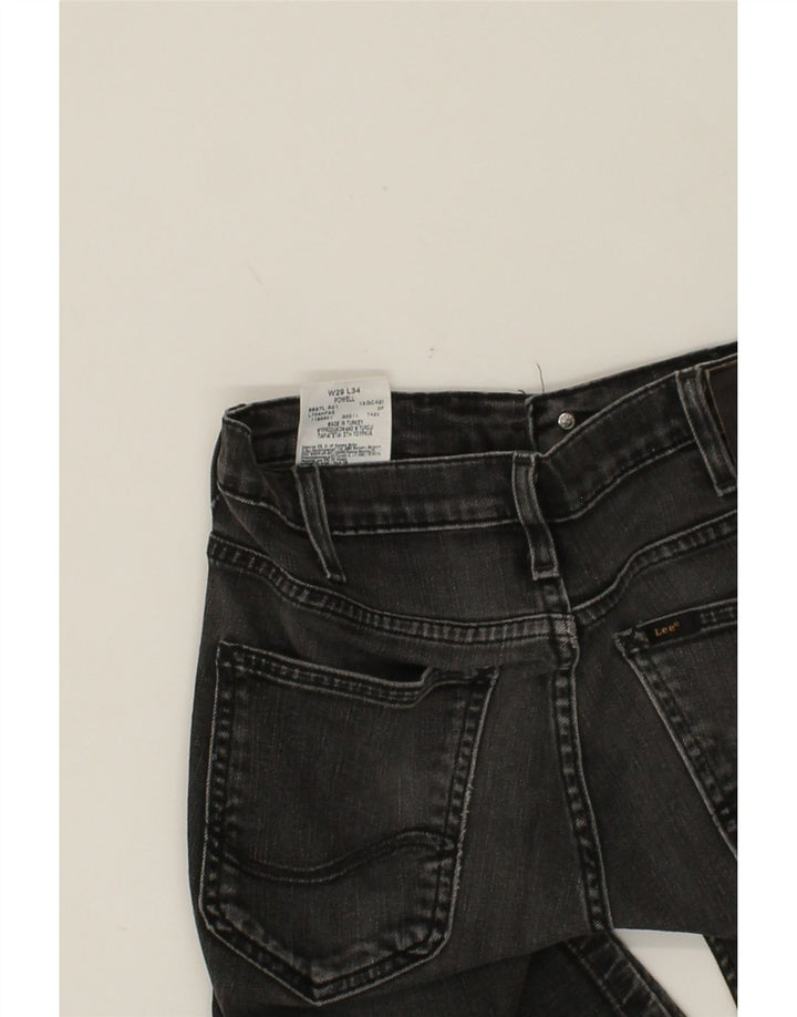 LEE Womens Powell Straight Jeans W29 L28 Black Cotton Vintage Lee and Second-Hand Lee from Messina Hembry 