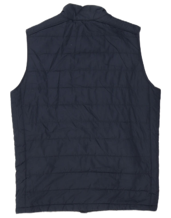 Jack & Jones Mens Padded Gilet UK 38 Medium Navy Blue