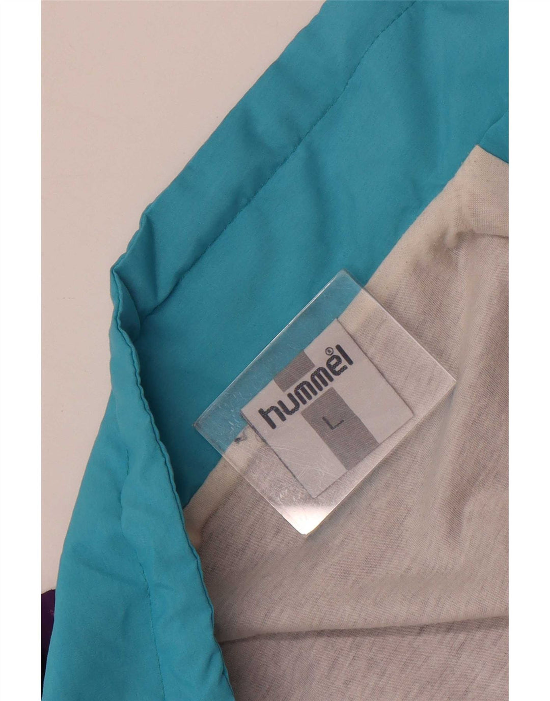 Hummel Mens Tracksuit Top Jacket Large Purple Colourblock