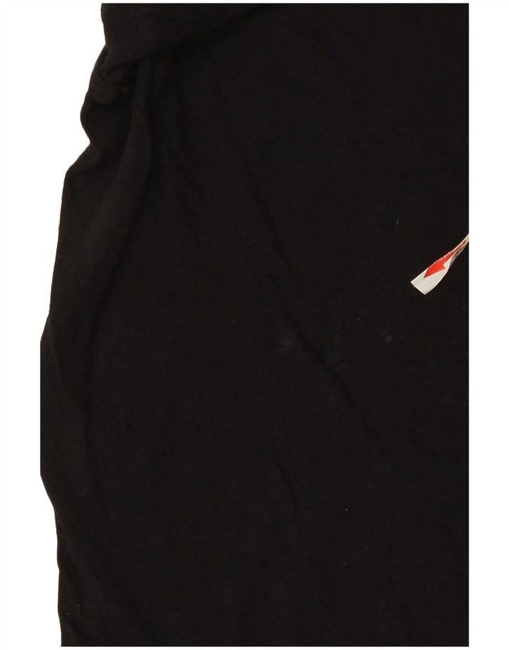 Nautica Mens T-Shirt Top Large Black Cotton