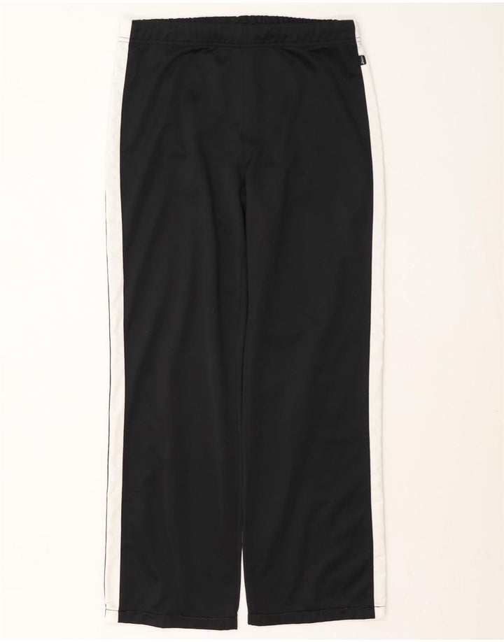 Asics Mens Tracksuit Trousers Medium Black Colourblock Polyester