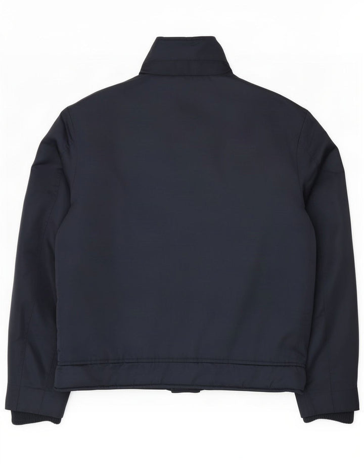 Zara Mens Padded Jacket UK 40 Large Navy Blue