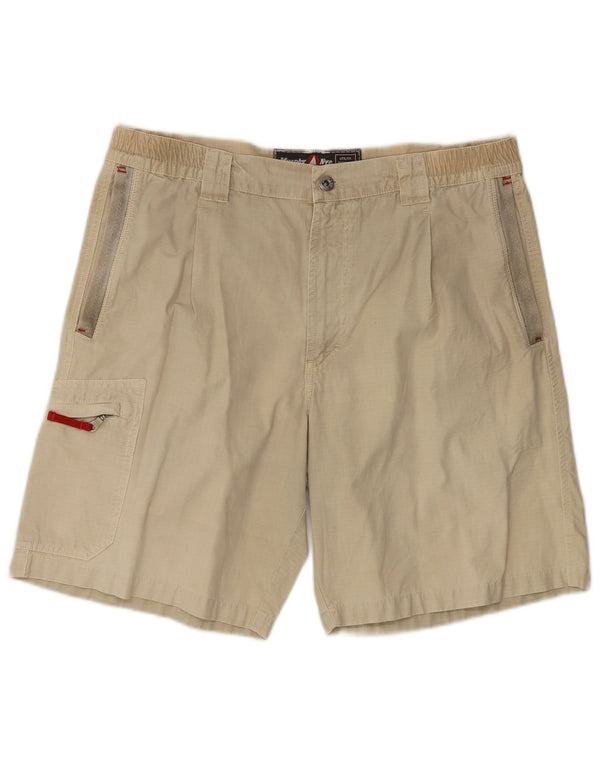 MURPHY & NYE Mens Cargo Shorts W36 Large Beige Cotton