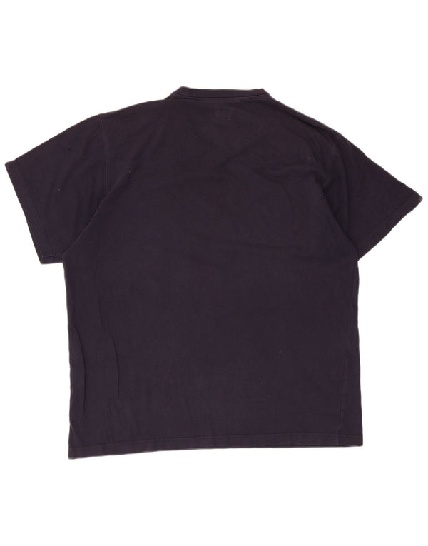 Calvin Klein Jeans Mens T-Shirt Top XL Navy Blue Cotton
