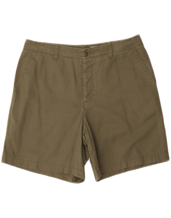 EDDIE BAUER Womens Chino Shorts US 12 Large W32 Khaki Cotton Vintage Eddie Bauer and Second-Hand Eddie Bauer from Messina Hembry 