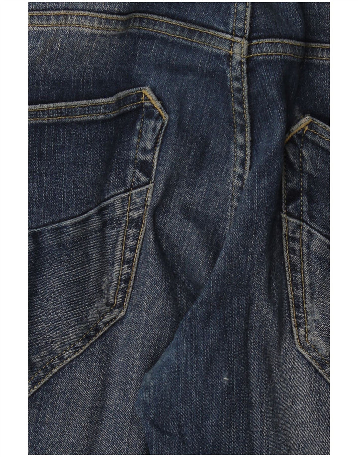 Meltin' Pot Womens Capri Jeans W38 L22 Blue Cotton