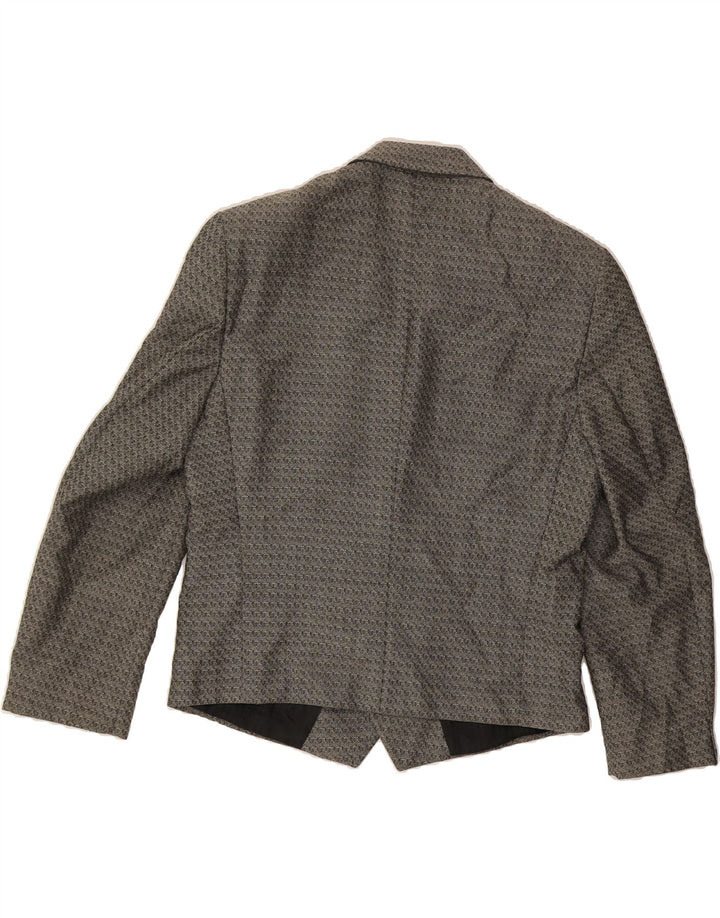 PIERRE LAFFITTE Womens Double Breasted Blazer Jacket IT 50 XL Grey Wool Vintage Pierre Laffitte and Second-Hand Pierre Laffitte from Messina Hembry 