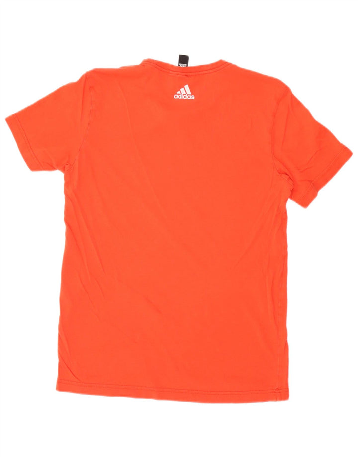 Adidas Mens Graphic T-Shirt Top Small Orange