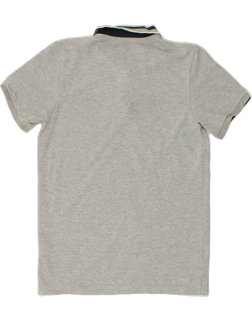 ADIDAS Mens Polo Shirt Medium Grey Cotton Vintage Adidas and Second-Hand Adidas from Messina Hembry 