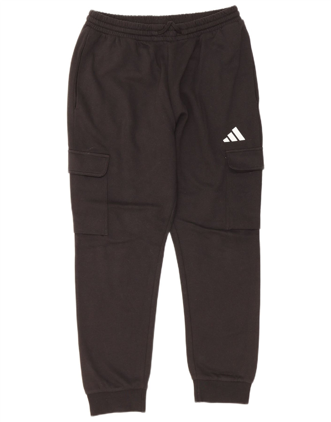 Adidas Mens Cargo Tracksuit Trousers Joggers Medium Black Cotton