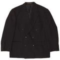 Marks & Spencer Mens Double Breasted Blazer Jacket UK 42 Large Grey
