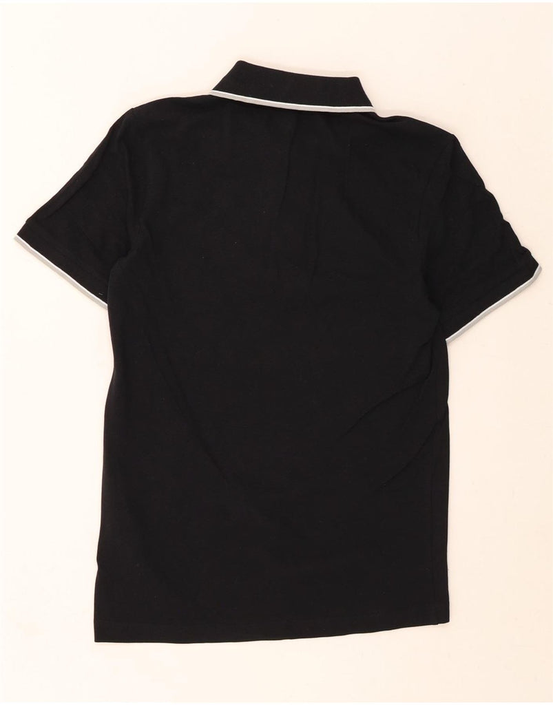 KAPPA Mens Polo Shirt Small Black Cotton Vintage Kappa and Second-Hand Kappa from Messina Hembry 