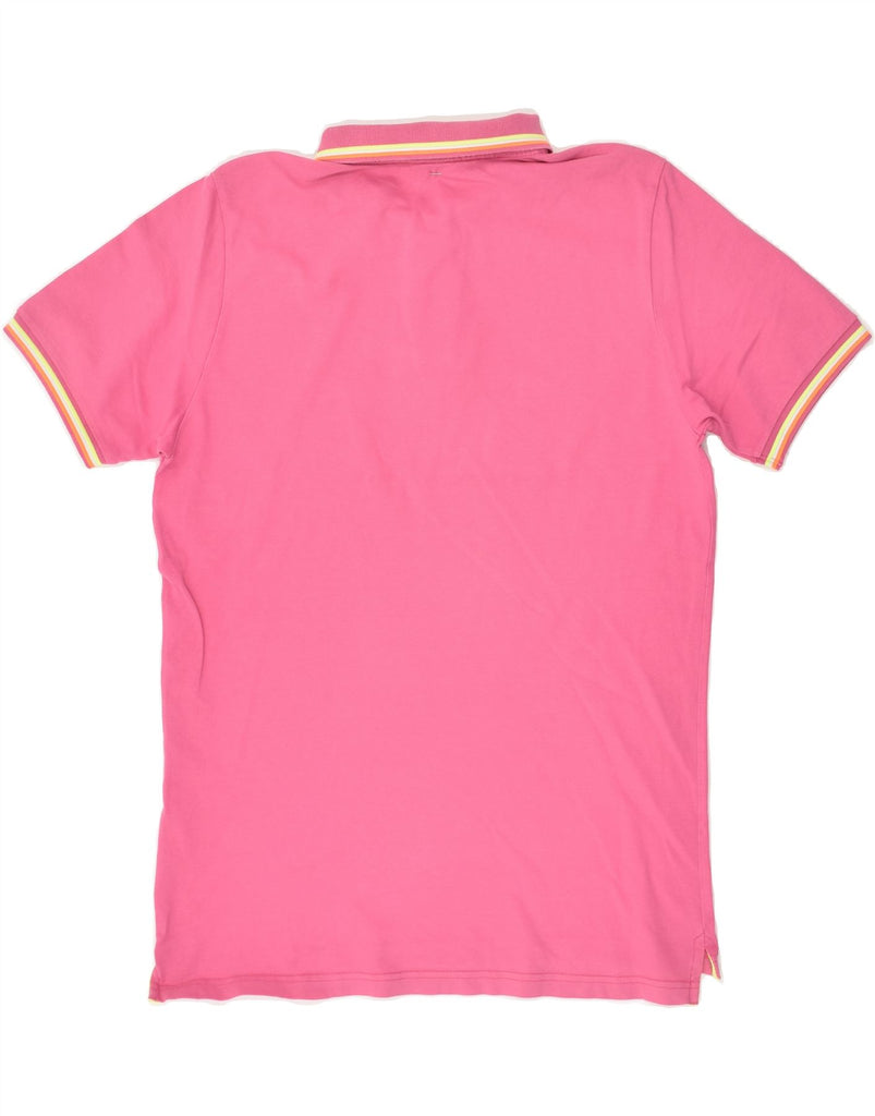 SUNDEK Mens Polo Shirt Small Pink Cotton | Vintage Sundek | Thrift | Second-Hand Sundek | Used Clothing | Messina Hembry 