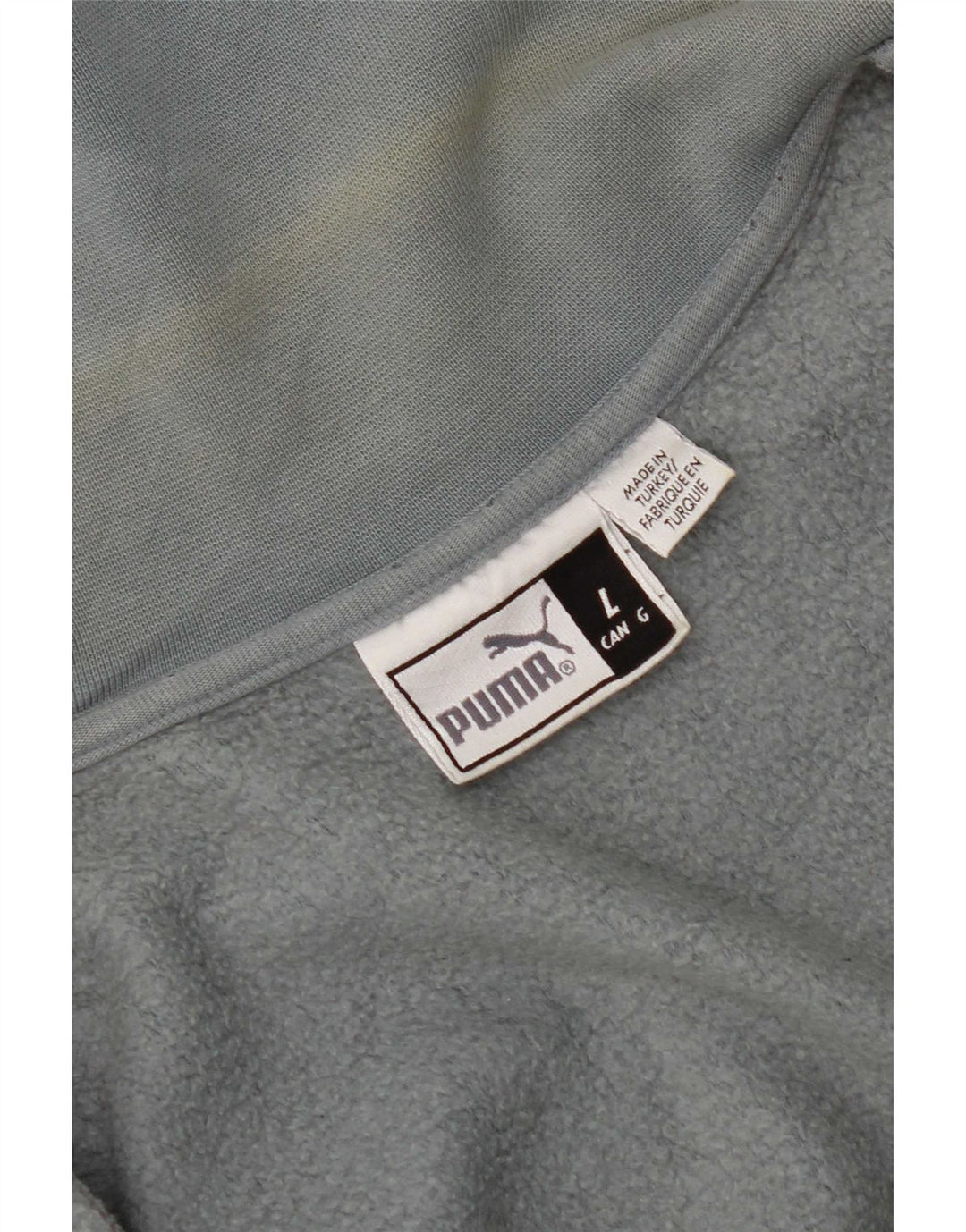Puma Mens Graphic Tracksuit Top Jacket Large Blue
