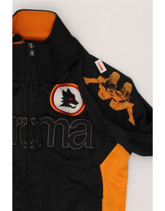 KAPPA Boys As Roma Graphic Tracksuit Top Jacket 4-5 Years