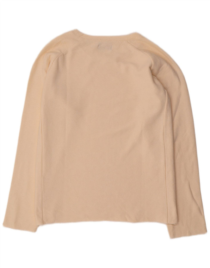 Zara Mens Top Long Sleeve XL Beige