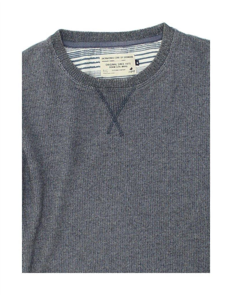 JACK & JONES Mens Sweatshirt Jumper XL Grey | Vintage Jack & Jones | Thrift | Second-Hand Jack & Jones | Used Clothing | Messina Hembry 