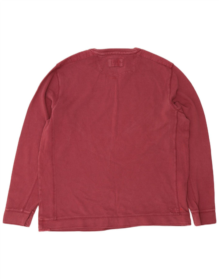 Fat Face Mens Sweatshirt Jumper 2XL Burgundy Cotton