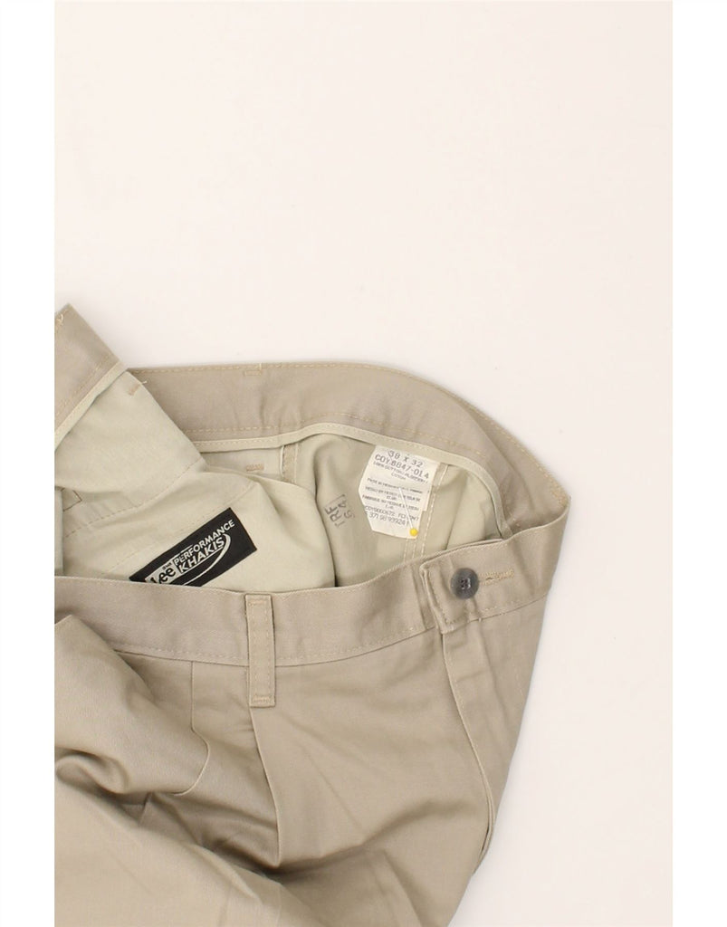 LEE Mens Pegged Chino Trousers W38 L32  Beige Cotton | Vintage Lee | Thrift | Second-Hand Lee | Used Clothing | Messina Hembry 