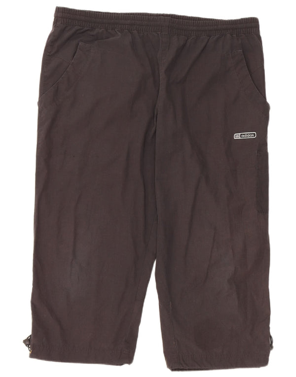 Adidas Mens Bermuda Sport Shorts Large Black Polyester