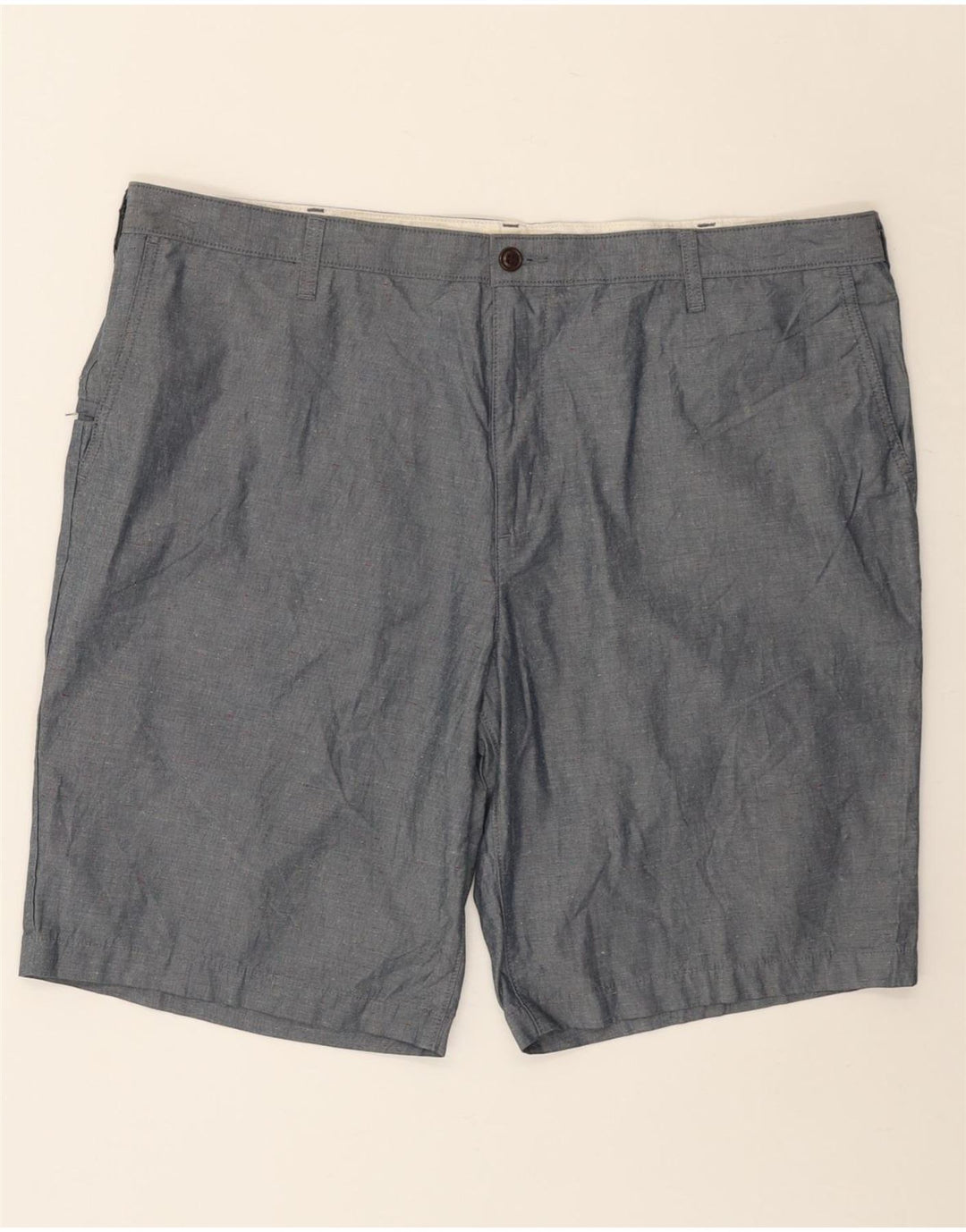 Dockers Mens Chino Shorts W42 2XL Blue Cotton