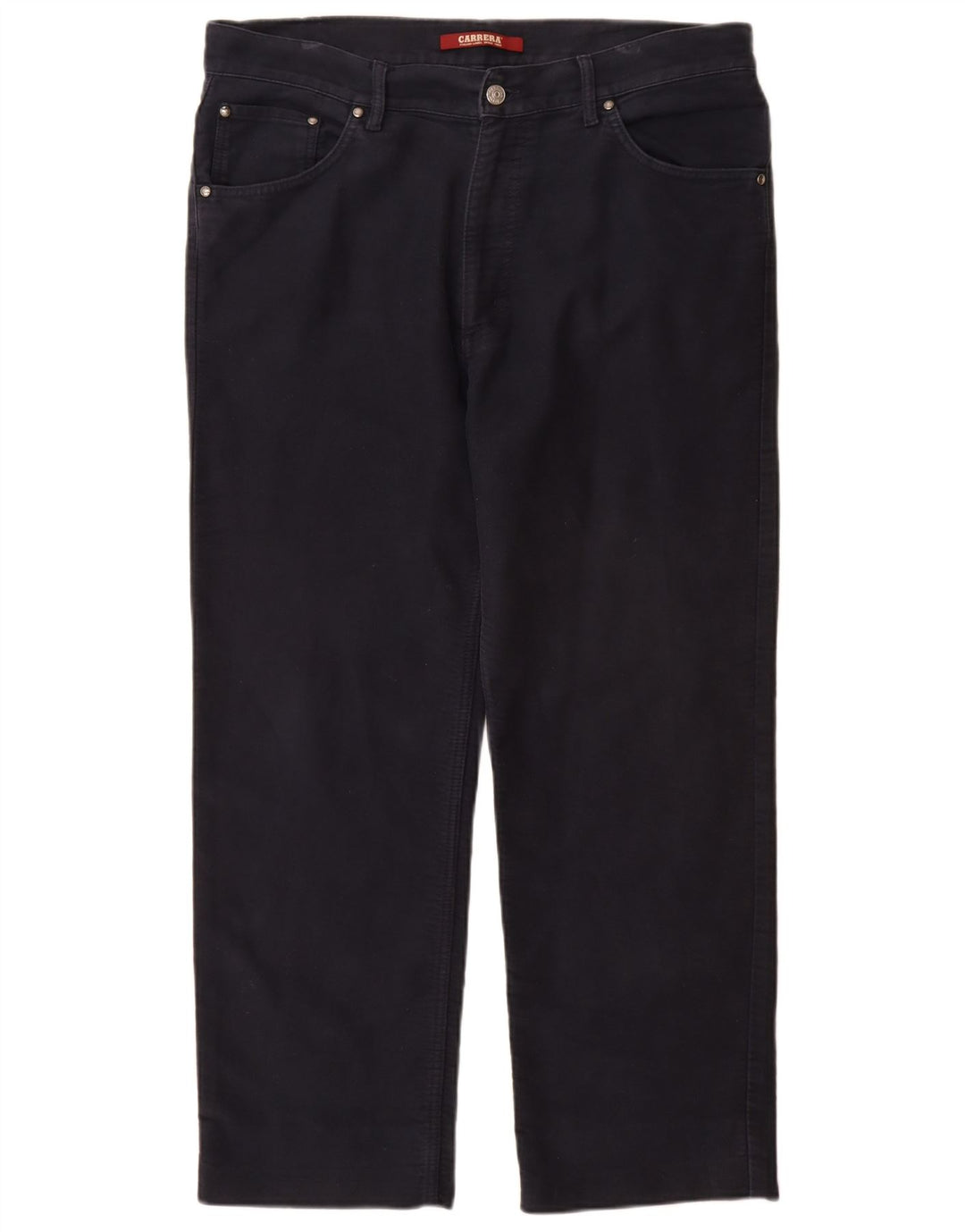 Carrera Mens Straight Casual Trousers W34 L28 Black